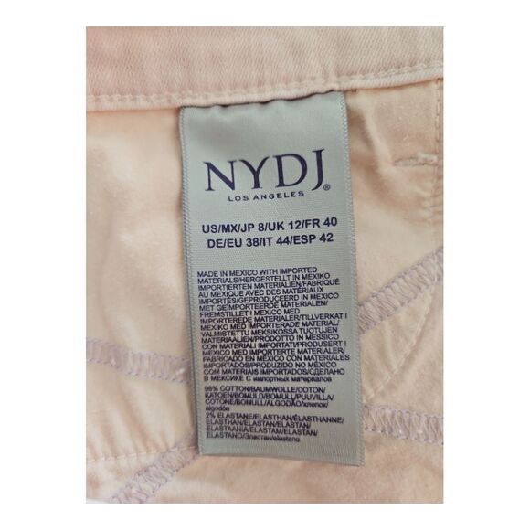 NYDJ Cropped Jeans in Light Pink - Picture 10 of 11